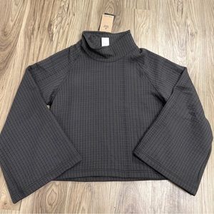 Nike Tech Pack Knit Mock Neck Bell Sleeve Kimono Pullover Sweater Womens Small